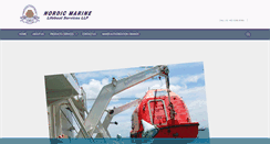 Desktop Screenshot of nordic-marine.com.sg